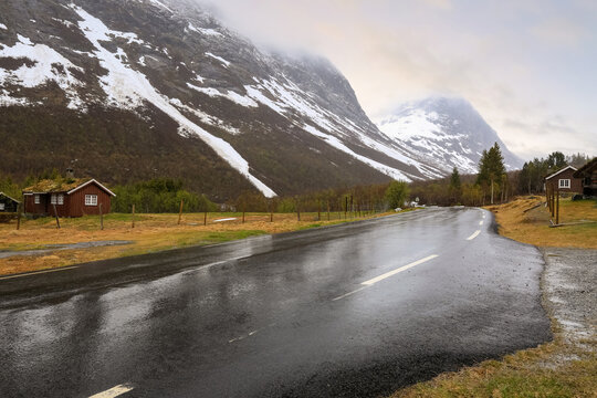 Rain in Reinheimen national Park, Norway