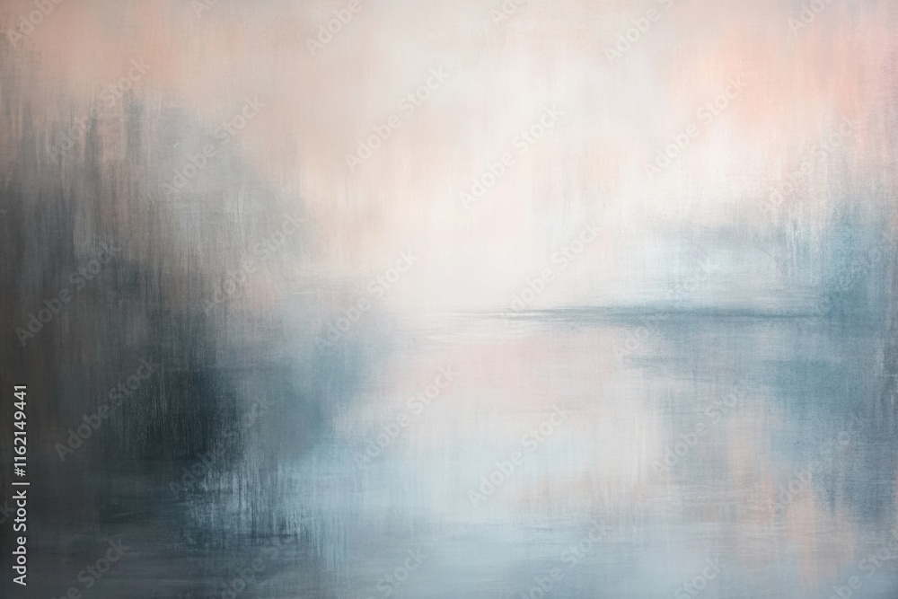 Aufkleber blurred reflections evoke deep emotions in serene surroundings capturing an introspective mood. gene