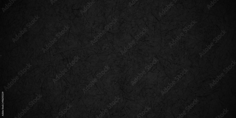 Poster dark black slate texture in natural pattern with high resolution for background wall. black abstract