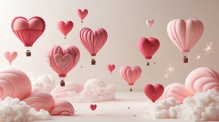dreamy valentines day setting featuring