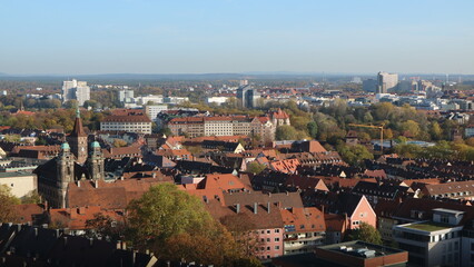 Obraz premium View from Nuremberg's Castle