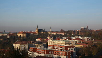 Fototapeta premium Panorama view in Prague, Czech