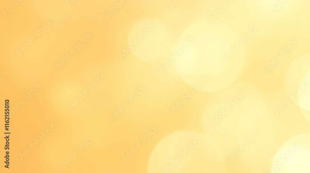 Aufkleber golden bokeh background creating a soft and dreamy atmosphere