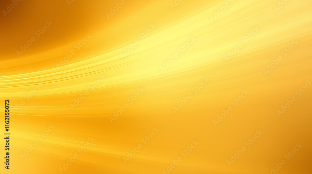 Aufkleber golden abstract background flowing with smooth lines