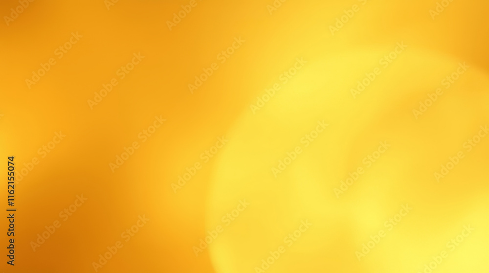 Aufkleber Bright yellow abstract background creating soft golden light effect