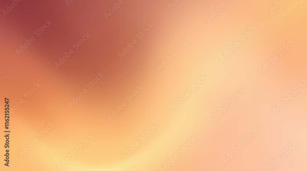 Aufkleber abstract orange gradient background with soft light and glitter effect