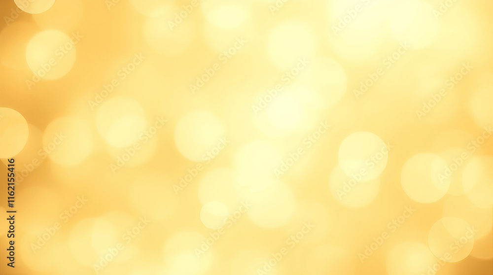 Poster golden bokeh background creating festive and luxurious atmosphere