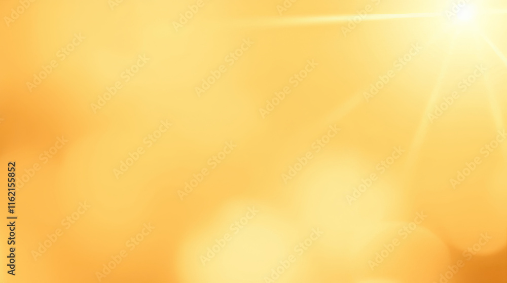 Aufkleber golden light rays creating a warm and inviting background