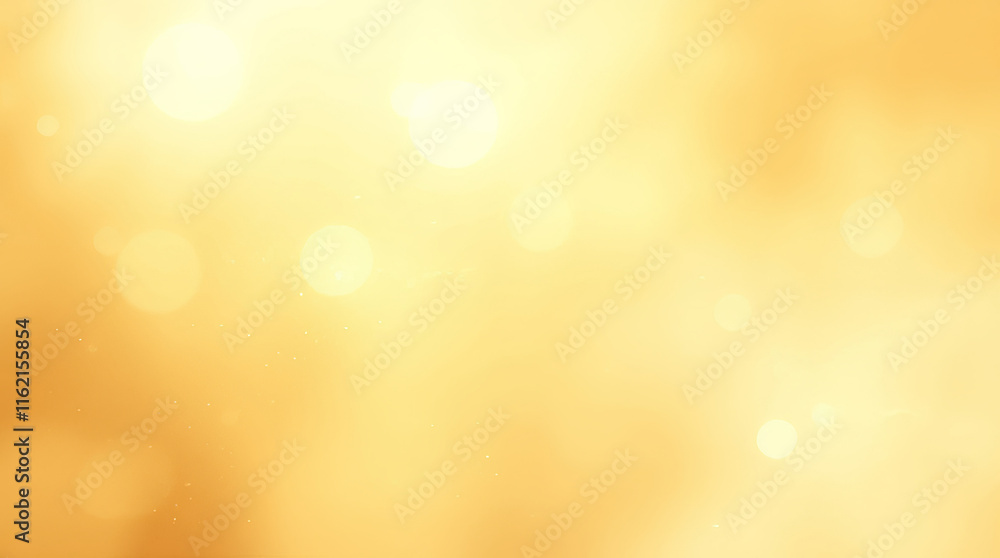 Poster golden bokeh background creating festive atmosphere for special occasions
