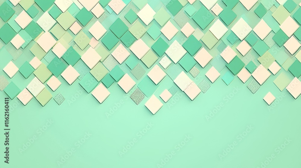 Poster pastel diamond pattern abstract background design