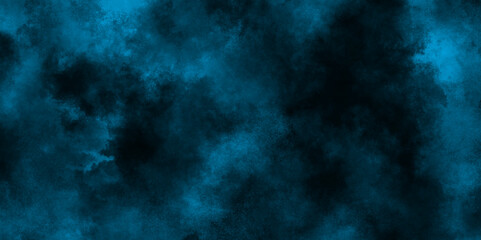 Splash acrylic colorful blue grunge texture background, grunge stained blue paper texture close up, abstract blue watercolor painting textured on black grunge paper.	