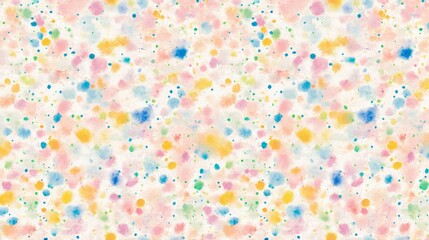 Pastel Watercolor Splashes Abstract Colorful Background