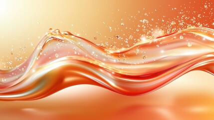 Vibrant red transitioning smoothly to deep orange for an energetic tone