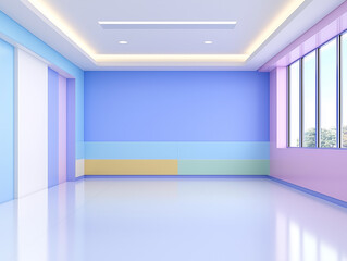 Unused Kindergarten Playroom Filled with Potential