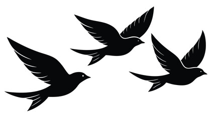 Songbirds in Flight
