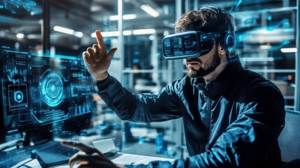 Leader Presenting Innovative Augmented Reality Features