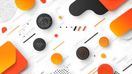 Obraz premium Modern background design, geometric shapes