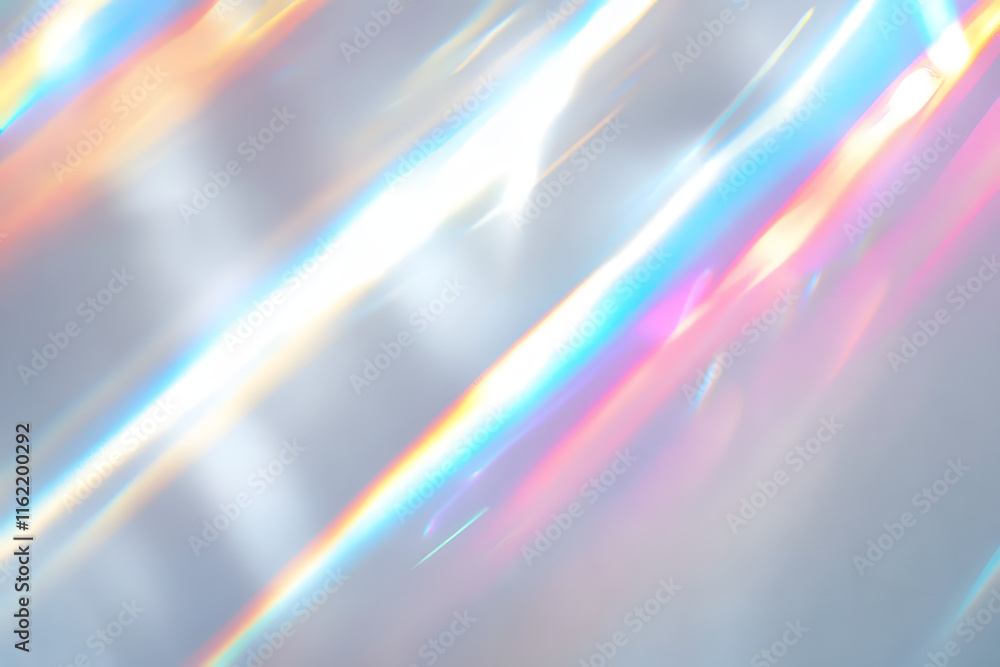 Aufkleber blurred overlay effect for photo and mockups. wall texture with organic drop diagonal shadow and ray