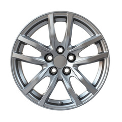Car Alloy Wheel Isolated on Transparent or White Background