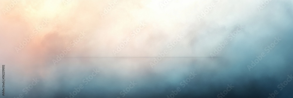 Aufkleber reflections of emotion in a blurred mirror capturing the essence of human feelings in a serene yet c