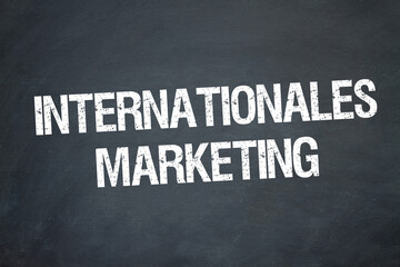 Obraz premium Internationales Marketing 