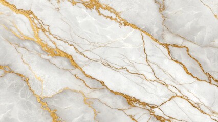 Fototapeta premium marble texture, white and gold veins, luxury stone surface, high resolution, detailed cracks, elegant pattern, natural stone, polished finish, abstract background, smooth texture, golden streaks, orga