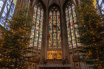 Kirchenfenster in St. Ursula, Köln