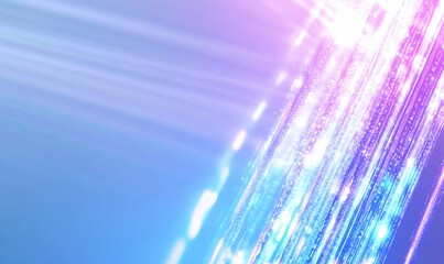 Abstract light rays in vibrant colors creating a dynamic visual effect.