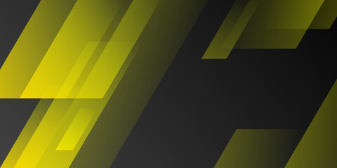 Modern abstract design with dynamic yellow and black geometric shapes, creating a futuristic and energetic visual. Ideal for tech-related themes or digital presentations