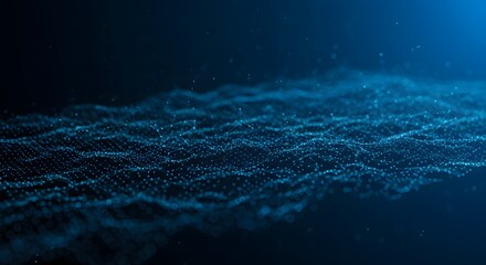 ia generated. abstract blue background with waves