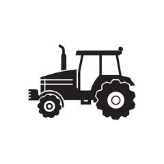 Obraz premium Truck icon. Black silhouette Design vector Side view on white background