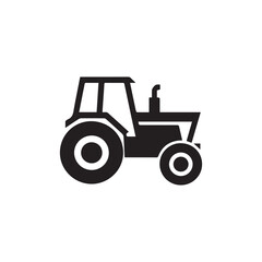 Fototapeta premium Truck icon. Black silhouette Design vector Side view on white background