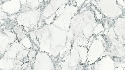 Fototapeta premium White Marble Texture With Gray Veining Detail