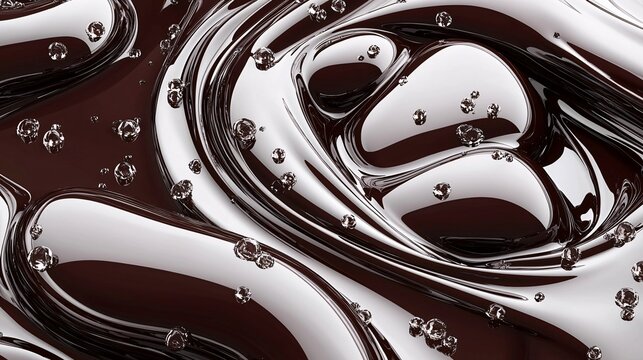 view of labdanum resin, showcasing the sticky texture and dark brown color. Isolated on a white background. | 