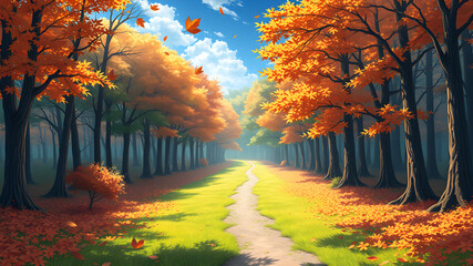 autumn in the forest