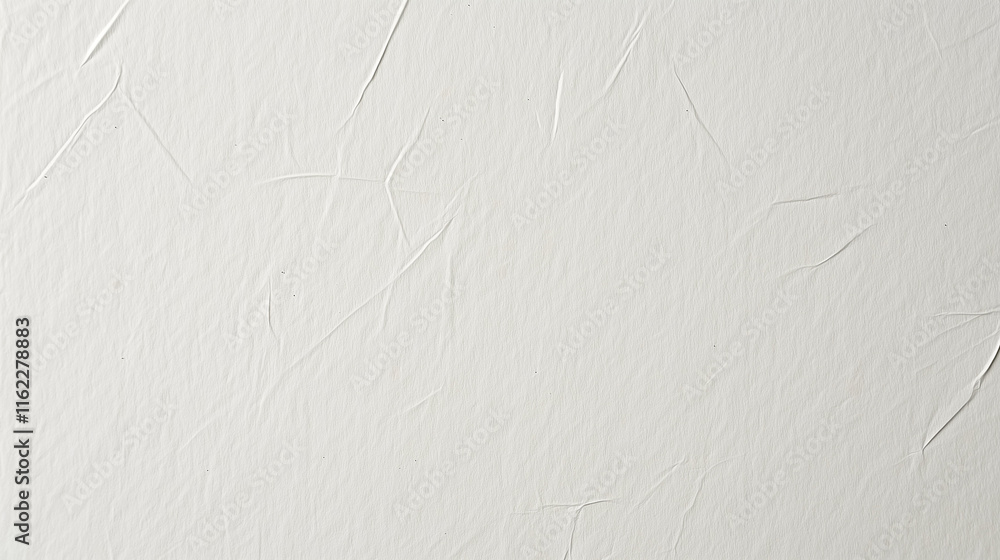 Poster Smooth White Paper Texture: Seamless Top-Down View, High Resolution. Perfect for Minimalist Designs and Backgrounds.