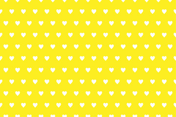 ハートの壁紙（きいろ背景）、パターン、シームレス、シンプル
