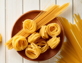 Generated image　調理前のパスタ