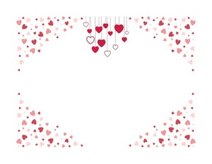 Hearts border frame - 1