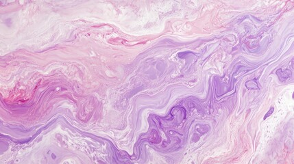 Abstract Pink and Purple Swirling Paint Texture
