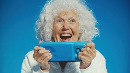 The Excited Senior Gamer