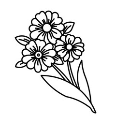 hand drawn flower