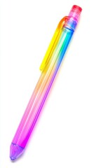 Vibrant Rainbow Pen: A Captivating Colorful Writing Instrument