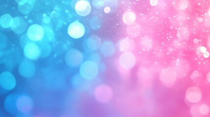 A vibrant, dreamy background featuring soft blue and pink bokeh lights, creating a whimsical and enchanting atmosphere.