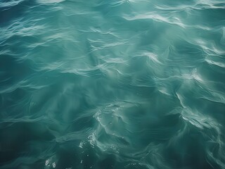 an AI Image Generator, Calm Turquoise Ocean Waves With Gentle Ripples and Sunlit Highlights