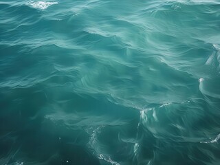 Obraz premium an AI Image Generator, Calm Turquoise Ocean Waves With Gentle Ripples and Sunlit Highlights