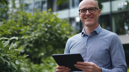 The Man with the Tablet