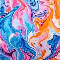 Fototapeta premium the AI Image Generator, Vibrant Abstract Swirl of Colorful Paints i