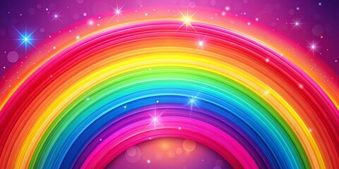 Abstract Rainbow Backgrounds - Colorful Web Banner Design