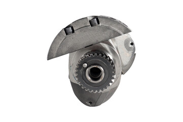 Engine Crankshaft on a white background